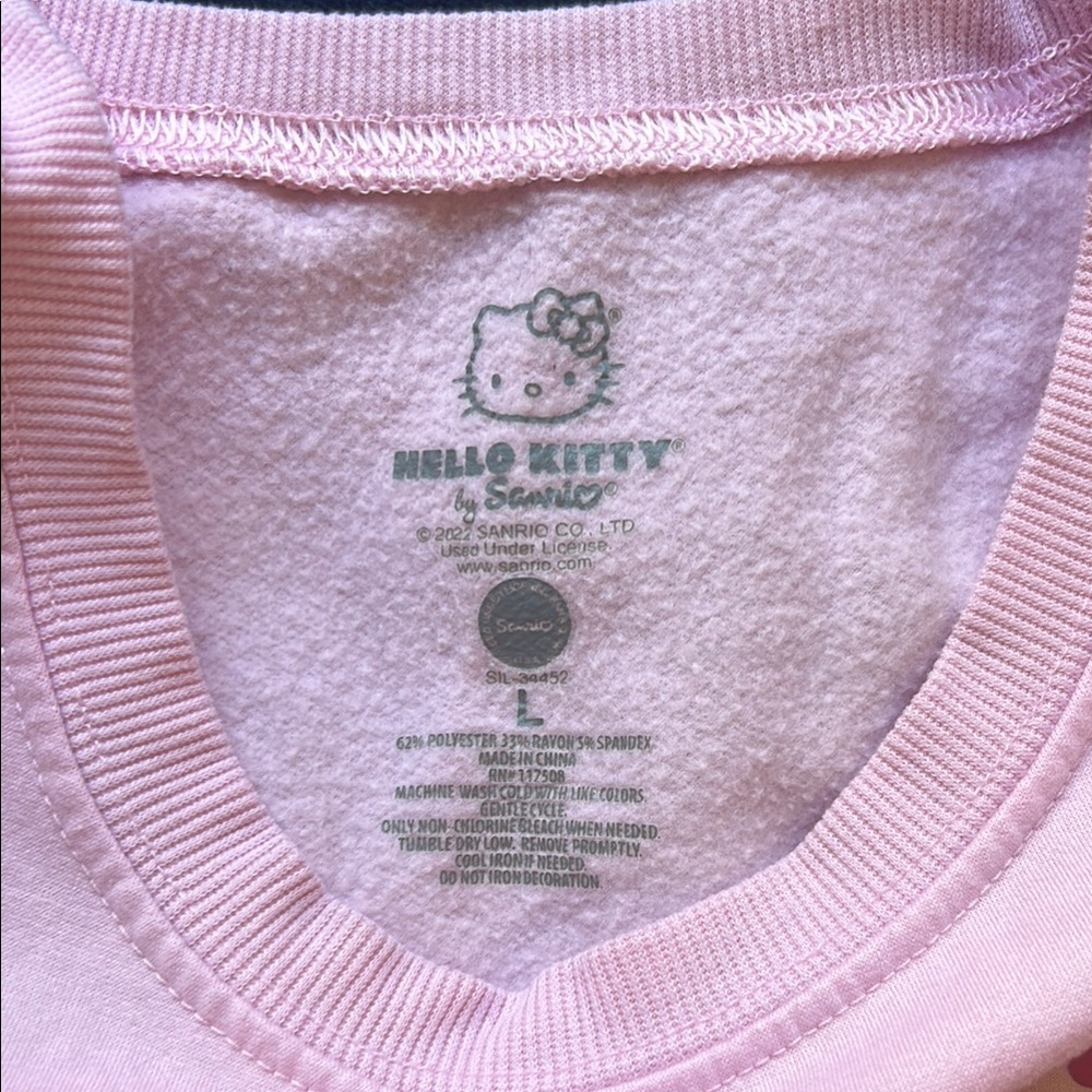 Hello Kitty Pink and Red Graphic Top - Picture 3 of 4
